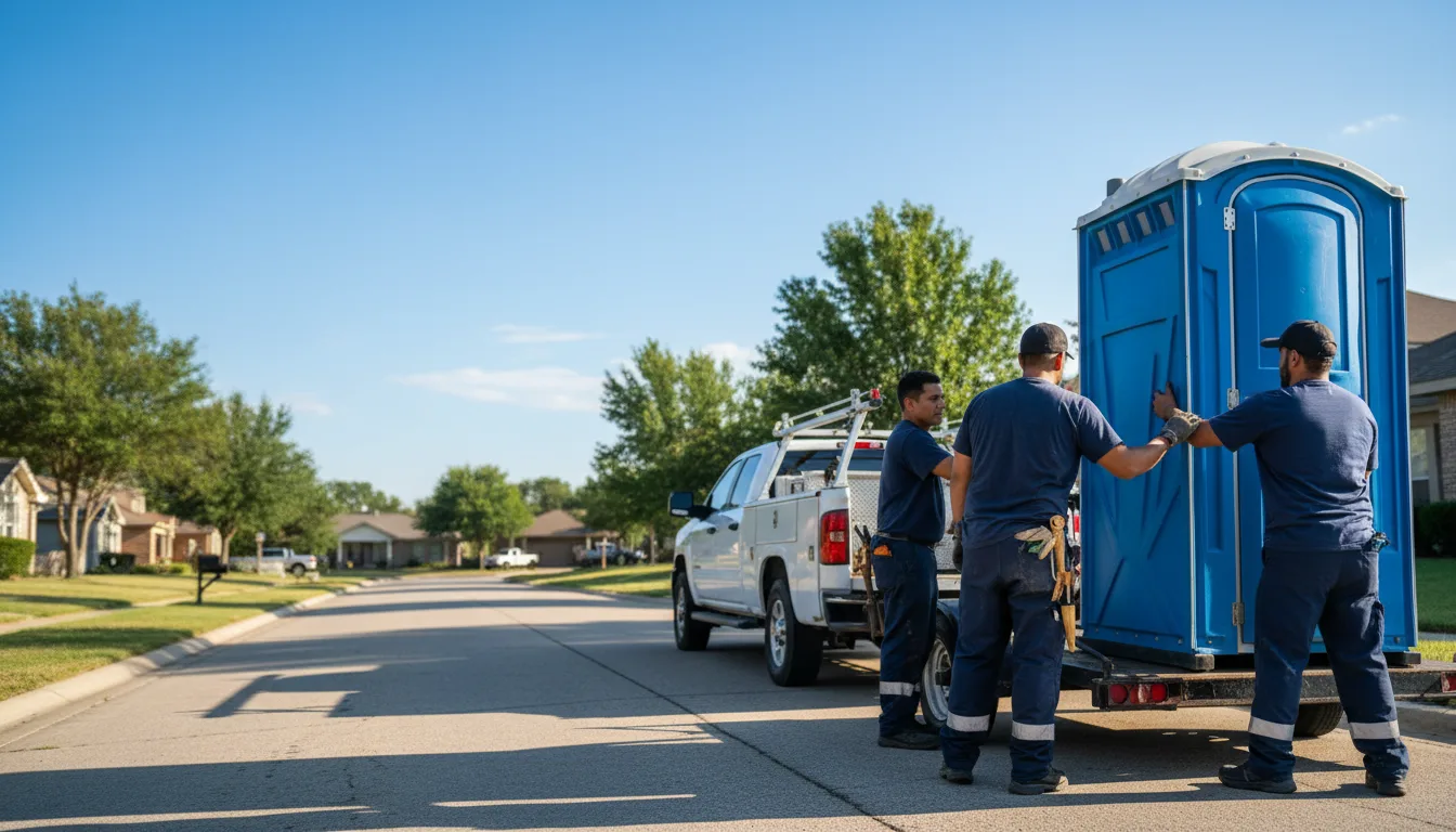 Portable Toilet Rental in Danciger, TX near me